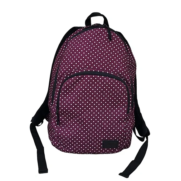 Vans | Bags | Vans Unisex Schooling Burgundy Ivory Polka 